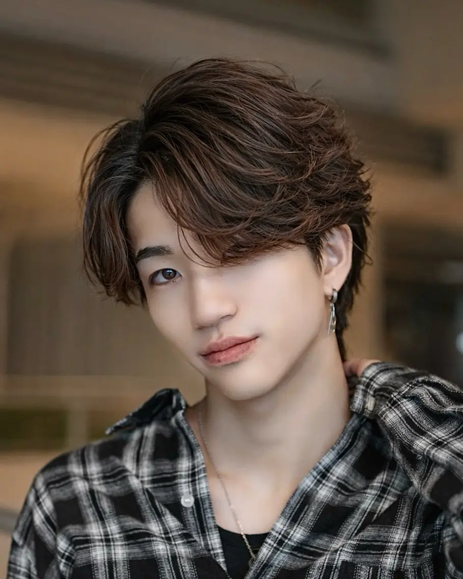 メンズ カット ヘアセット 岡部 琉斗のヘアスタイル