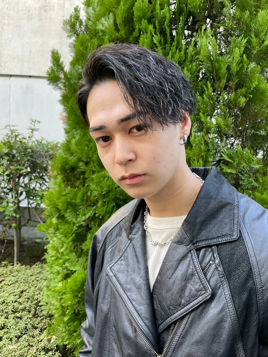 ショート カラー パーマ ヘアアレンジ メンズ カット パーマ トリートメント 亀井隆汰/メンズ専門 パーマ特化美容師のヘアスタイル