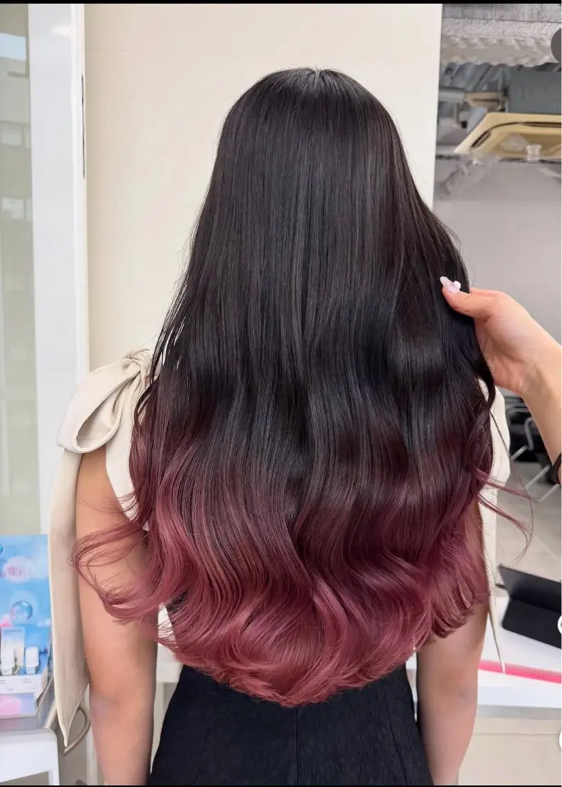 ロング カラー グラデーションカラー 宮嶋 蓮のヘアスタイル