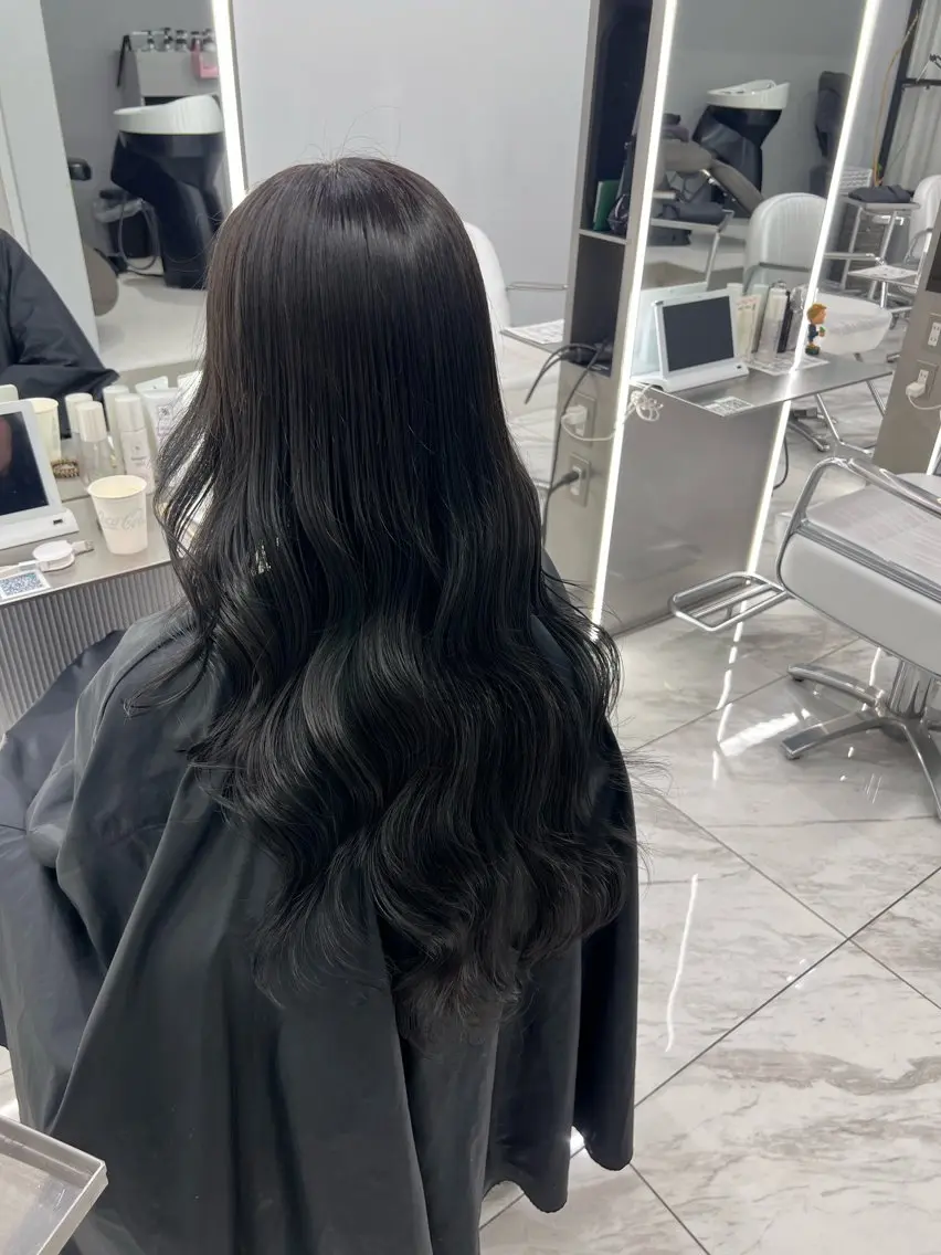 ロング カラー ヘアアレンジ ヘアカラー kayo吉祥寺カラー モデル募集中✨のヘアスタイル