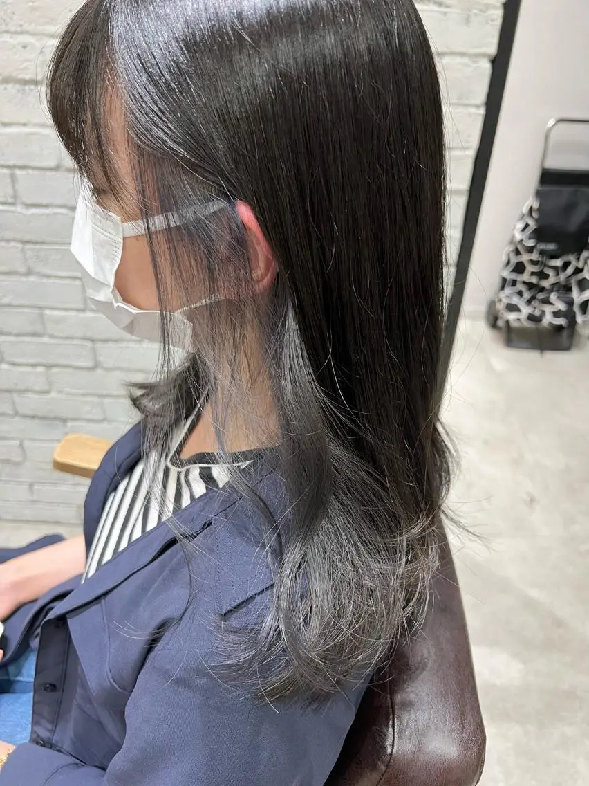 ケアブリーチ使用グラデーションカラーの写真