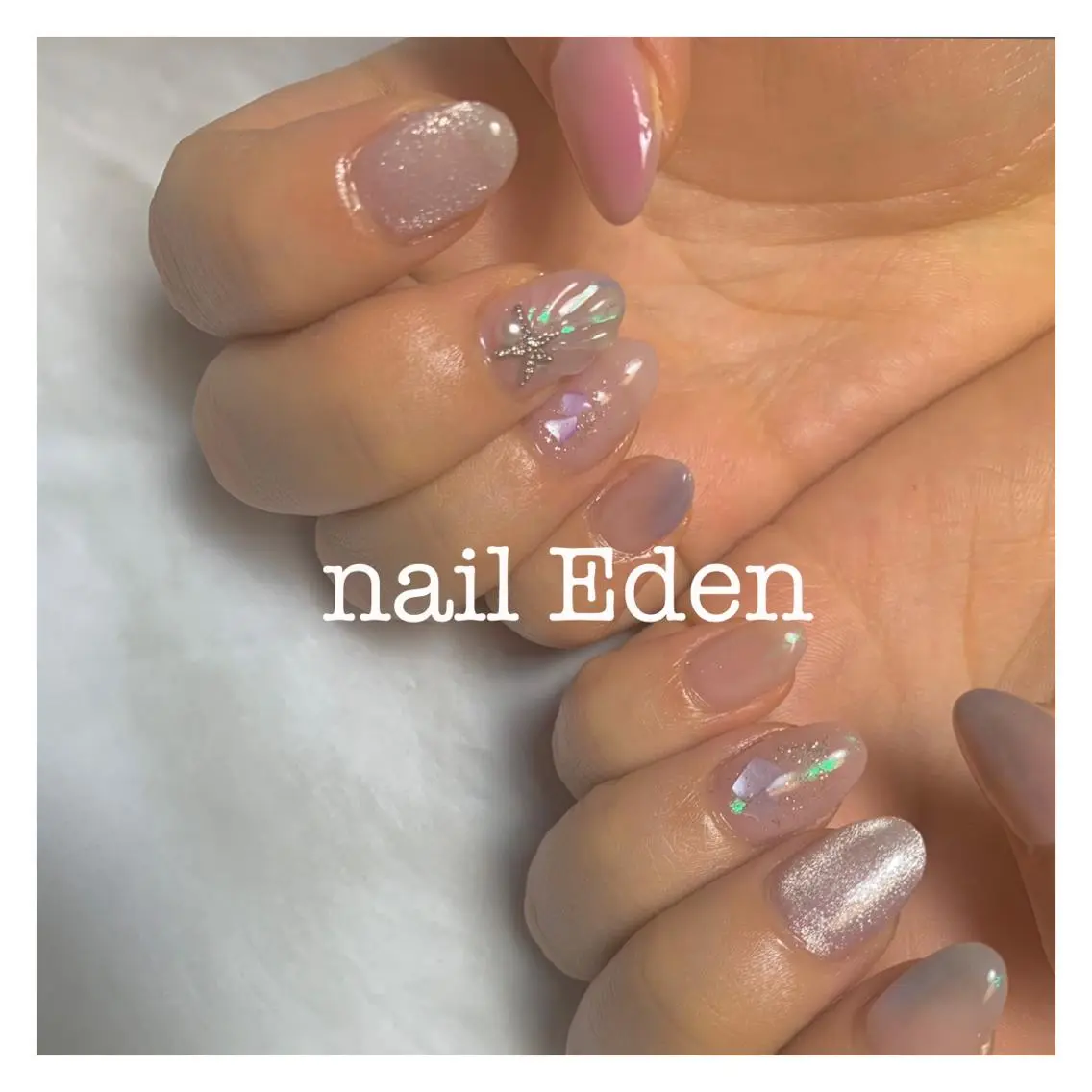 ネイル 持ち込み Eden ♾️のネイルデザイン