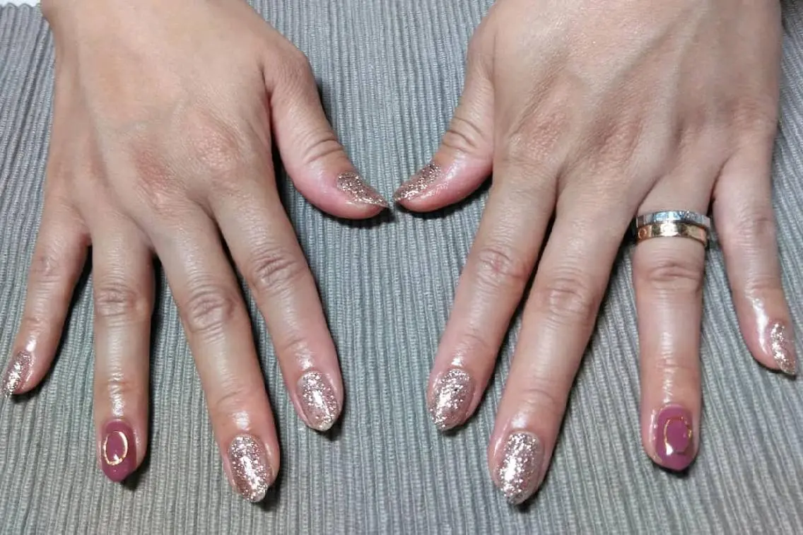 ネイル グラデーション ワンカラーネイル lylynail YUUKAのネイルデザイン