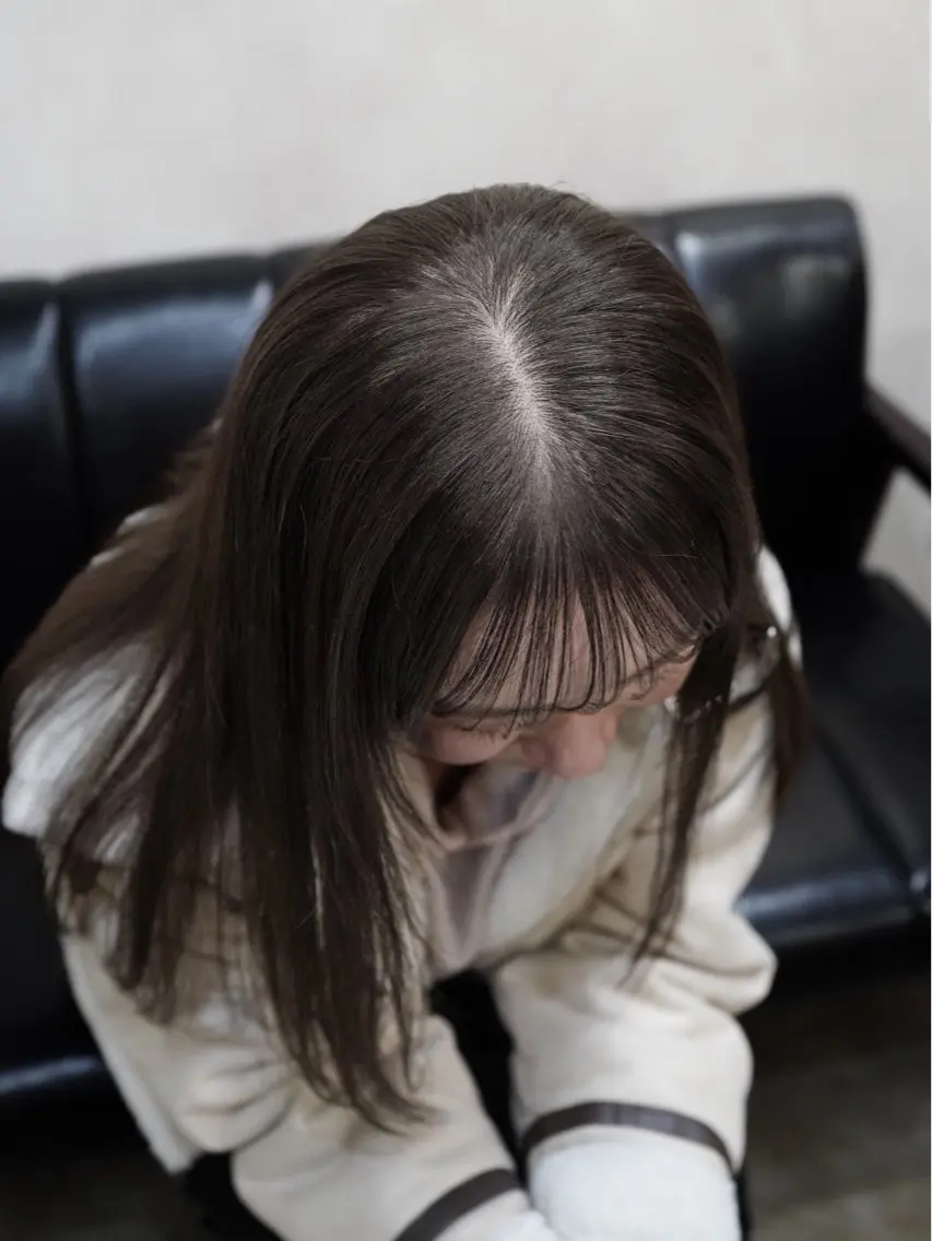 ロング カラー グレージュ 髪質改善 トリートメント ヘアカラー トリートメント グレージュ/髪質改善 🫧みらいのヘアスタイル