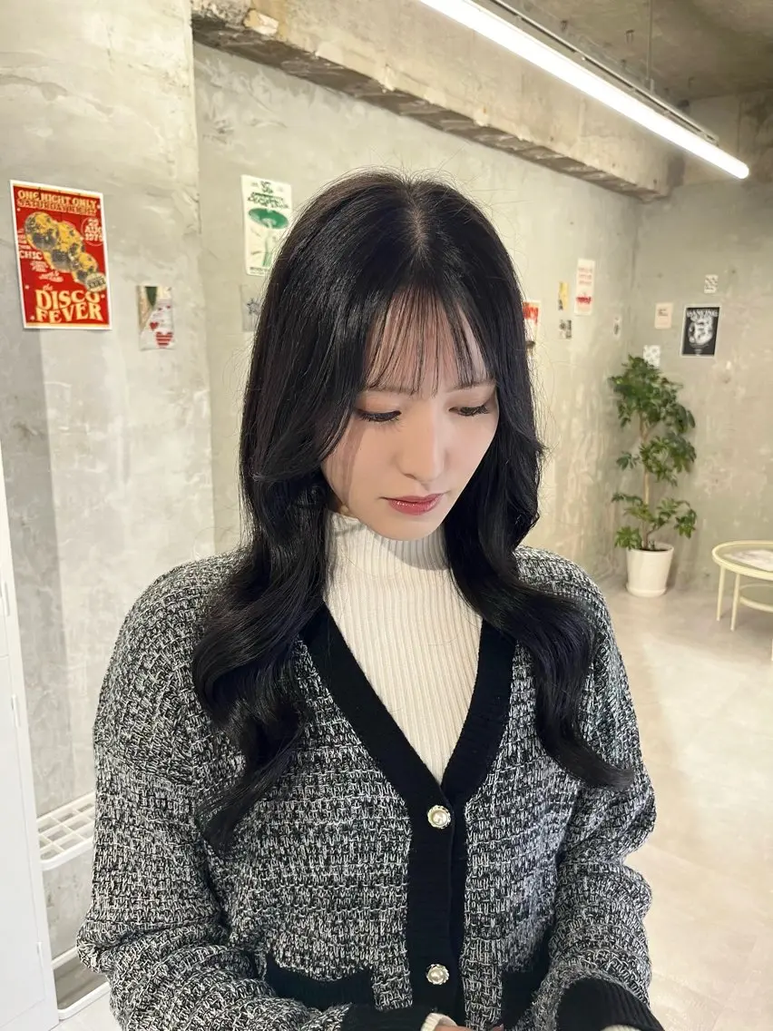 ロング カラー ヘアセット yuuna ✮ door whiteのヘアスタイル