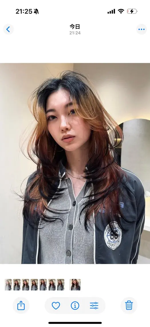 ロング カット ヘアカラー 🩵縮毛矯正・ボブ 岩原朋也🩵のヘアスタイル