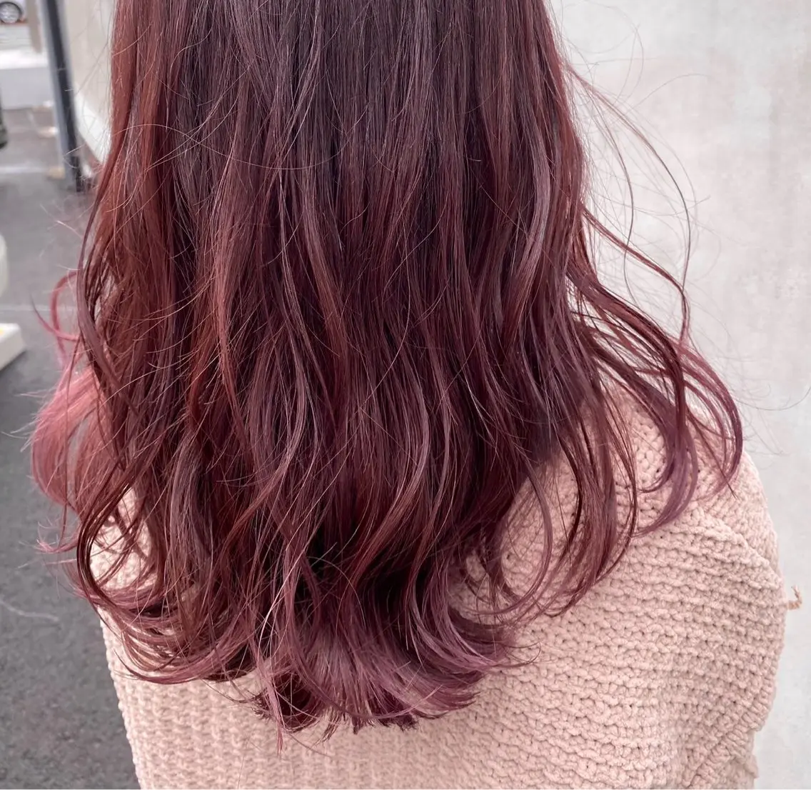 セミロング カラー KAYO カラー得意です^^のヘアスタイル
