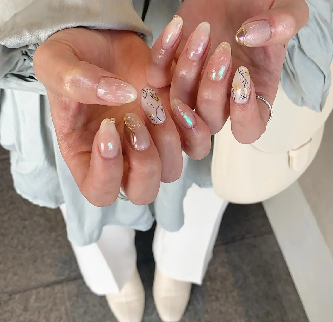 ネイル ハンドネイル にしぐち はるかのネイルデザイン