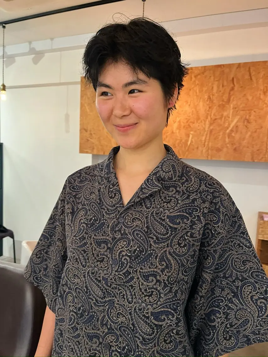 ショート ショートヘア 暖色/パーマ 🌼クニトウメイのヘアスタイル