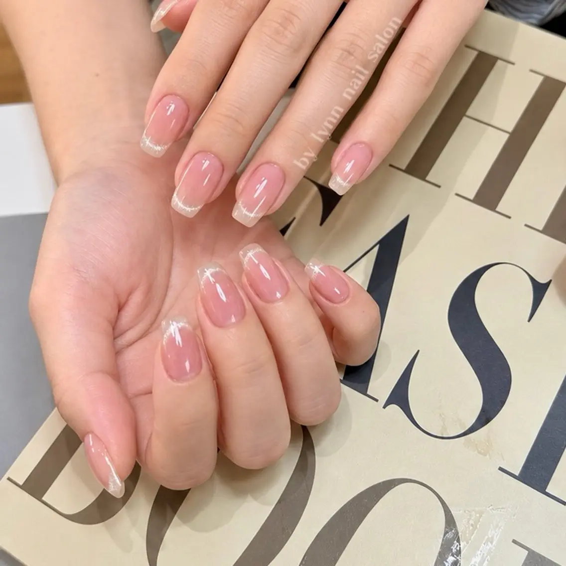 ネイル ボルドー ブラウン フットネイル フレンチネイル グラデーション ハンドネイル Lynn_ Nailのネイルデザイン