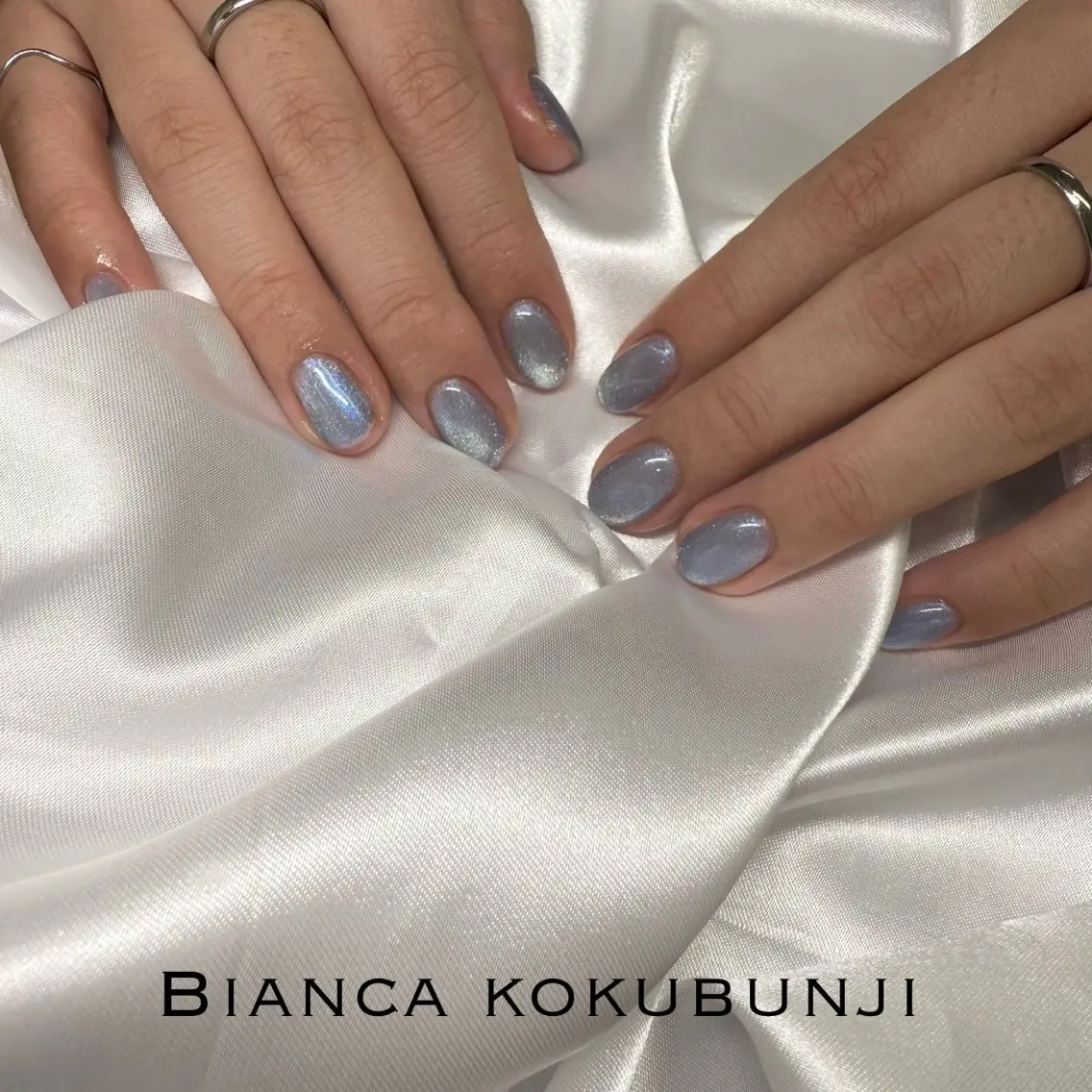 ネイル マグネットネイル ハンドネイル Bianca立川店 saitoのネイルデザイン