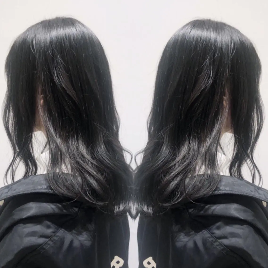 ミディアム ウルフカット ハッシュカット/七海のヘアスタイル