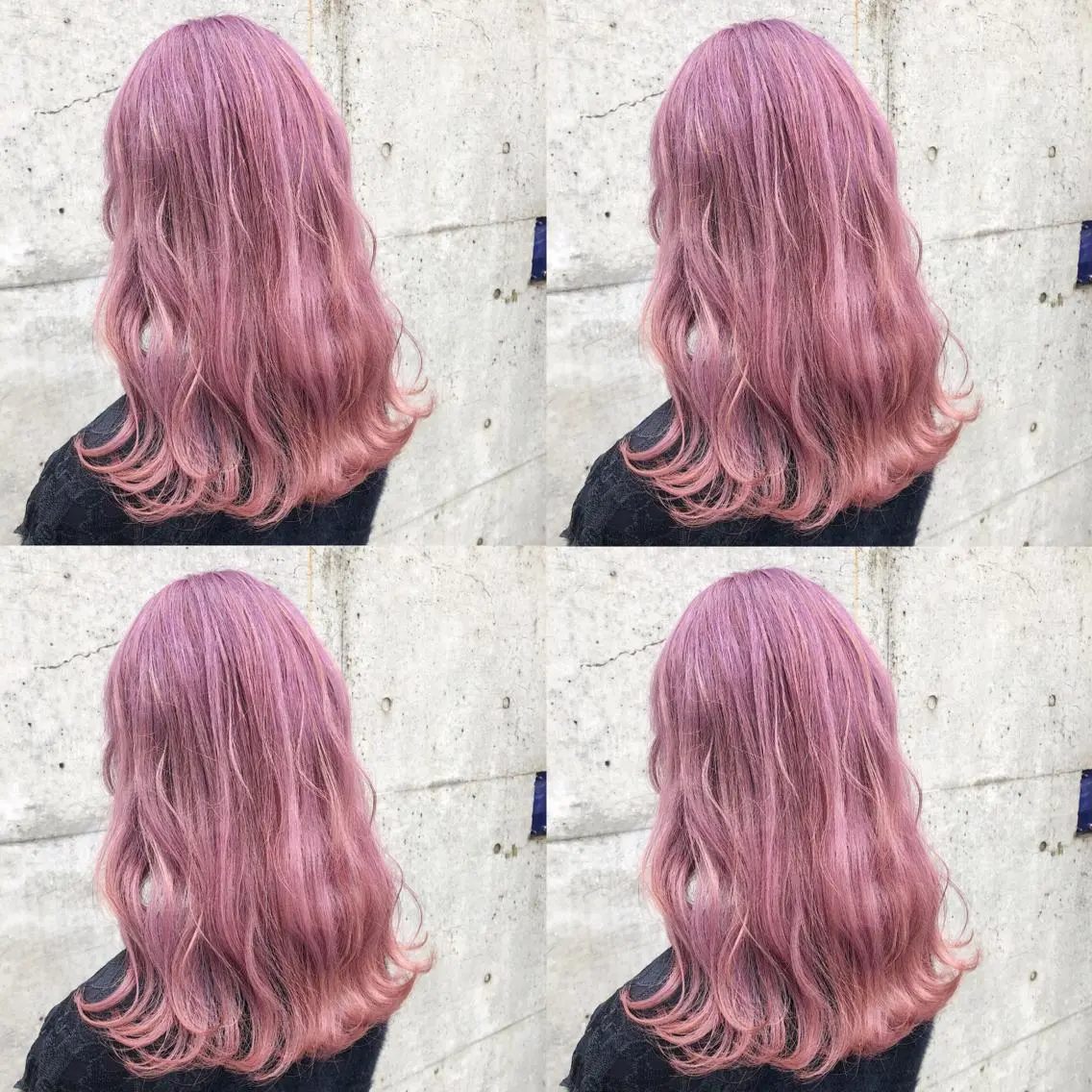 ロング カラー ヘアアレンジ メンズ キッズ カット ヘアカラー トリートメント 💟Chloe原宿店 🩶ハイトーンのヘアスタイル