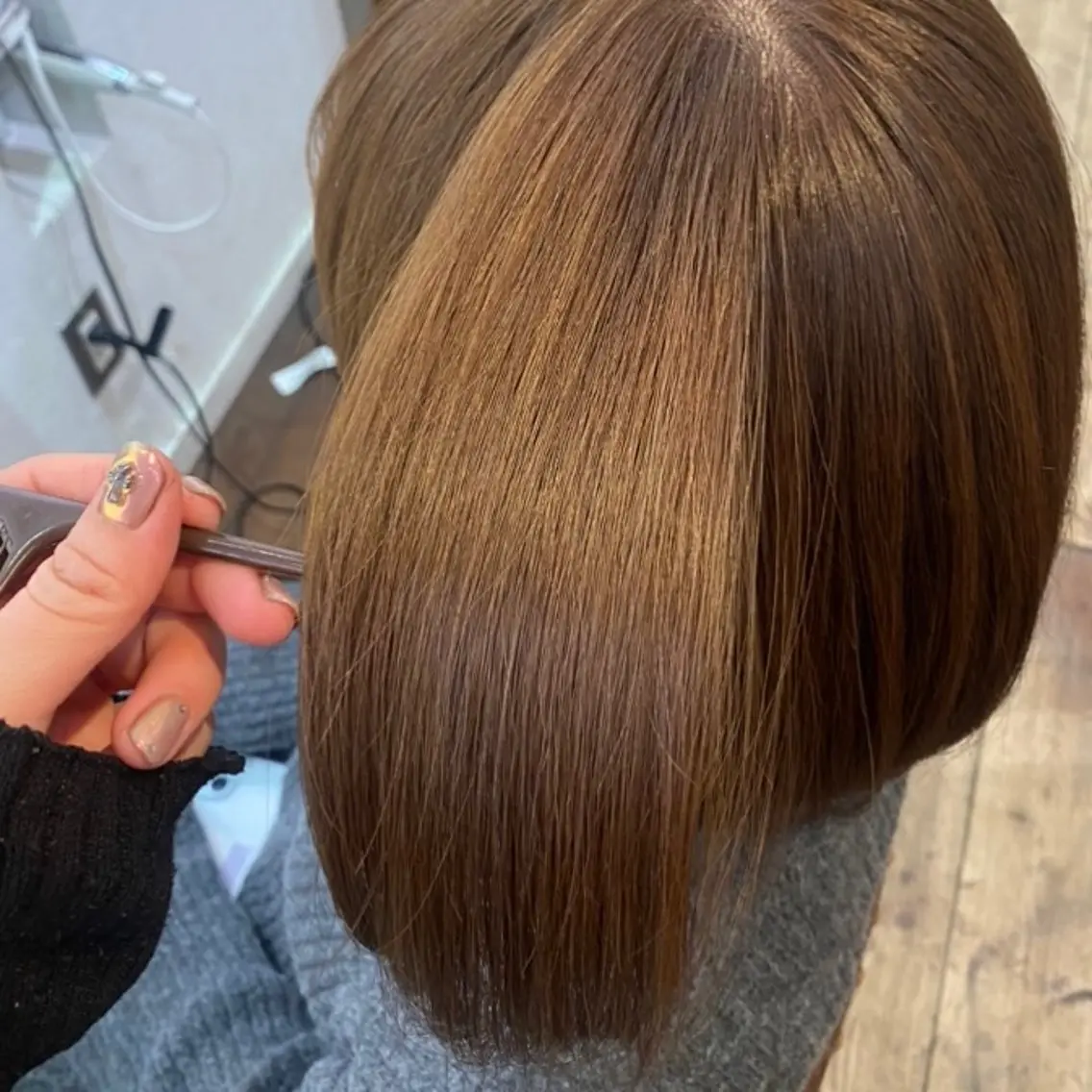 カラー 縮毛矯正 トリートメント fifth elima.yuanのヘアスタイル