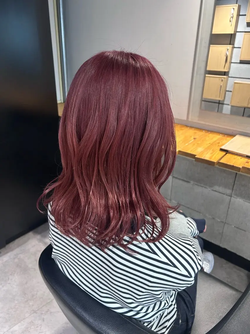 ロング ヘアカラー トリートメント ヘッドスパ レイヤーStyle 🪽菜々実のヘアスタイル
