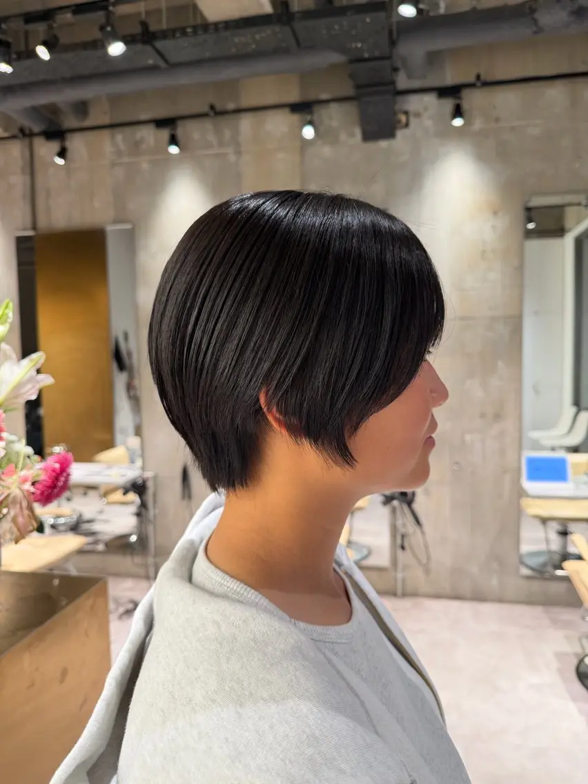 ショート ショートヘア AIKA🤍 カットモデル募集🫧のヘアスタイル