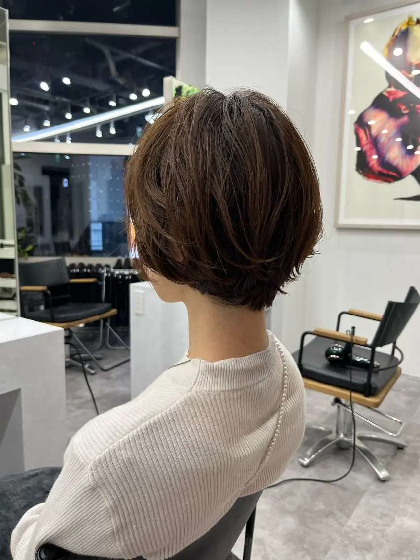 ショート カット 門崎未依/レイヤー/ メンズカット🪿🌼のヘアスタイル