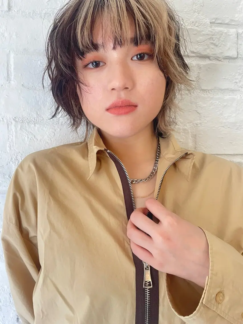 透明感カラー+内部補修トリートメントの写真