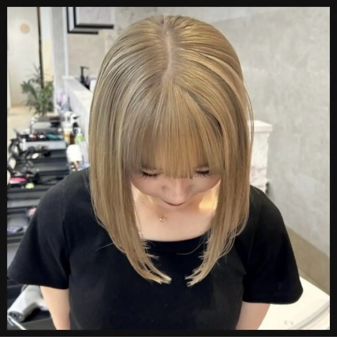 カラー 透明感ダブルカラー/ 似合わせボブ👑涼介のヘアスタイル