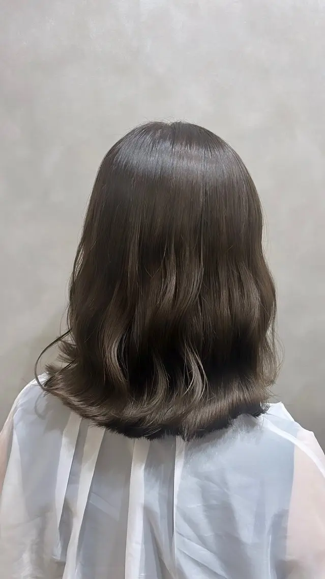 ミディアム カット ヘアカラー トリートメント ROW町田★ 船木のヘアスタイル