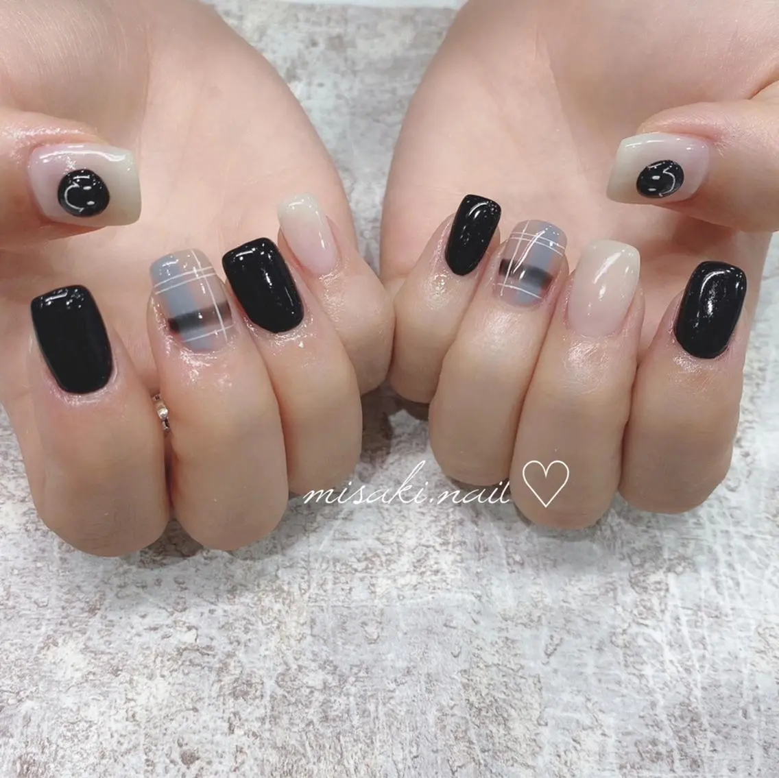 ネイル 韓国ネイル ワンホンネイル ハンドネイル nailsalon miinailsのネイルデザイン