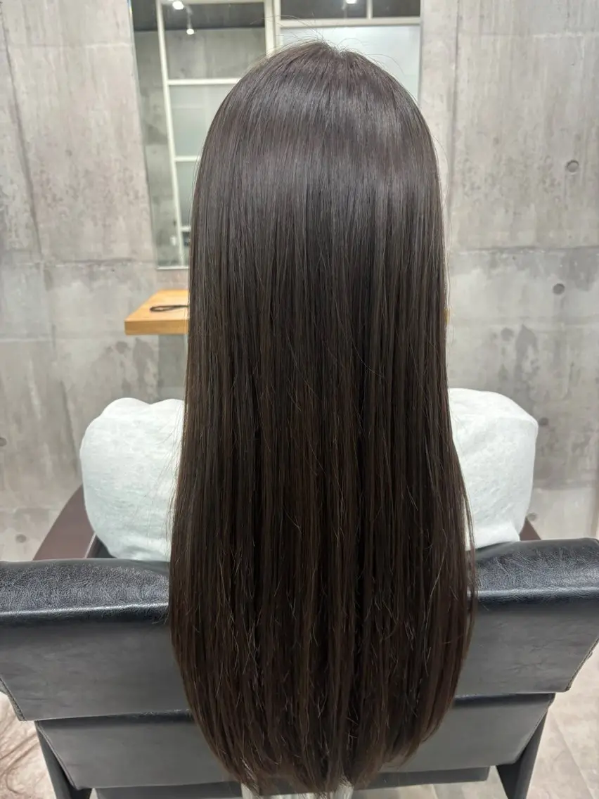 セミロング カット ヘアカラー トリートメント newi WASHIOのヘアスタイル