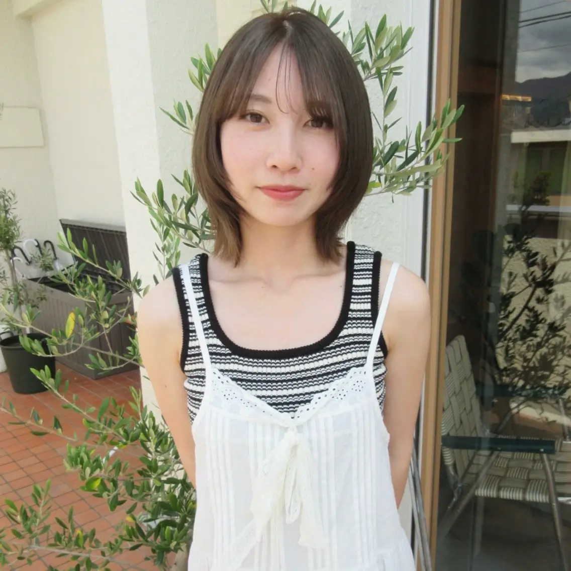 ショート カラー ブリーチ ヘアカラー suzu /muku.のヘアスタイル
