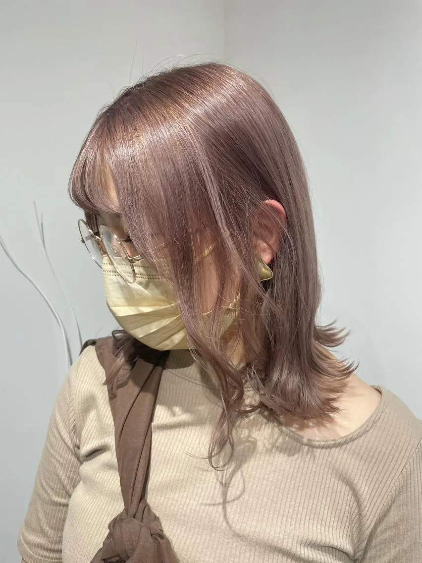 🫧【ケアブリーチ】✨️ダブルカラー+保湿トリートメント✨️の写真