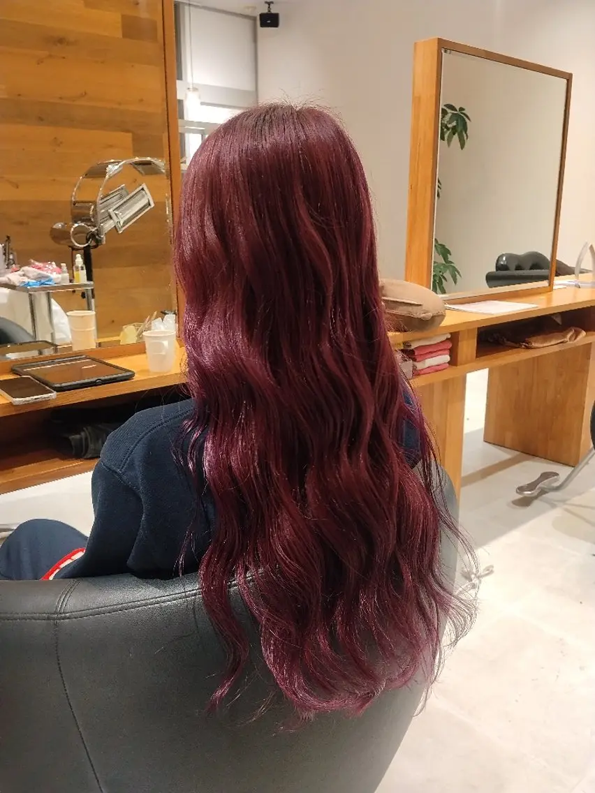 ロング カット ヘアカラー 合田 美空のヘアスタイル