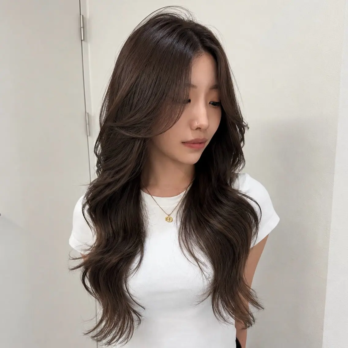 ロング カラー シールエクステ エクステ ロング エクステ 🔗透明感カラー🔗 エクステ✂️はるちかのヘアスタイル