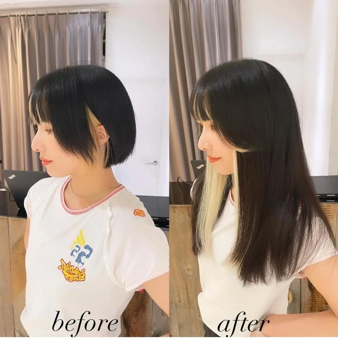 ミディアム カラー ヘアアレンジ 🎆浴衣着付け👘 ✨ヘアセット🐹のヘアスタイル