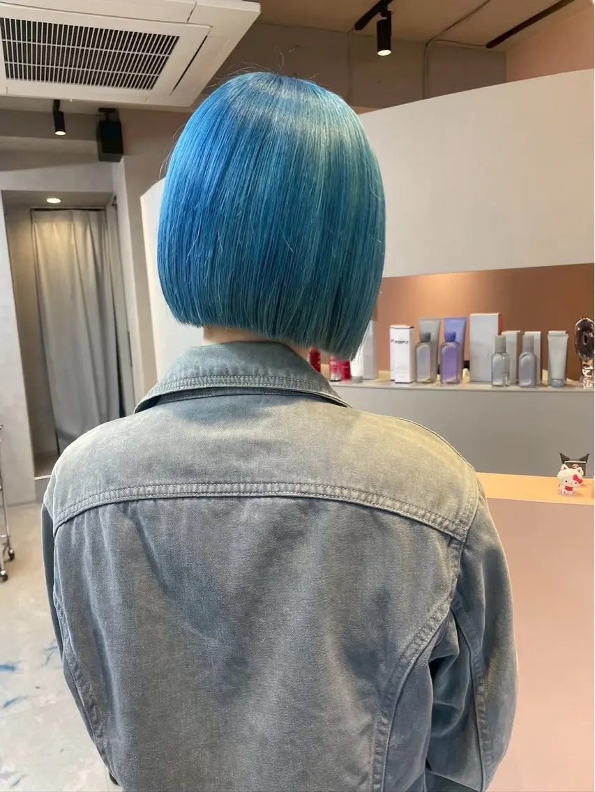 ミディアム カラー three_ ナオキのヘアスタイル