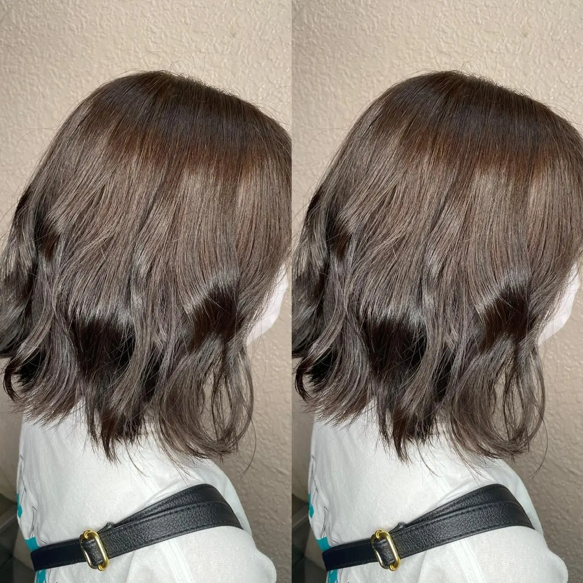 ミディアム カラー ダークグレー 👑派手髪/カット 👑ANRYのヘアスタイル