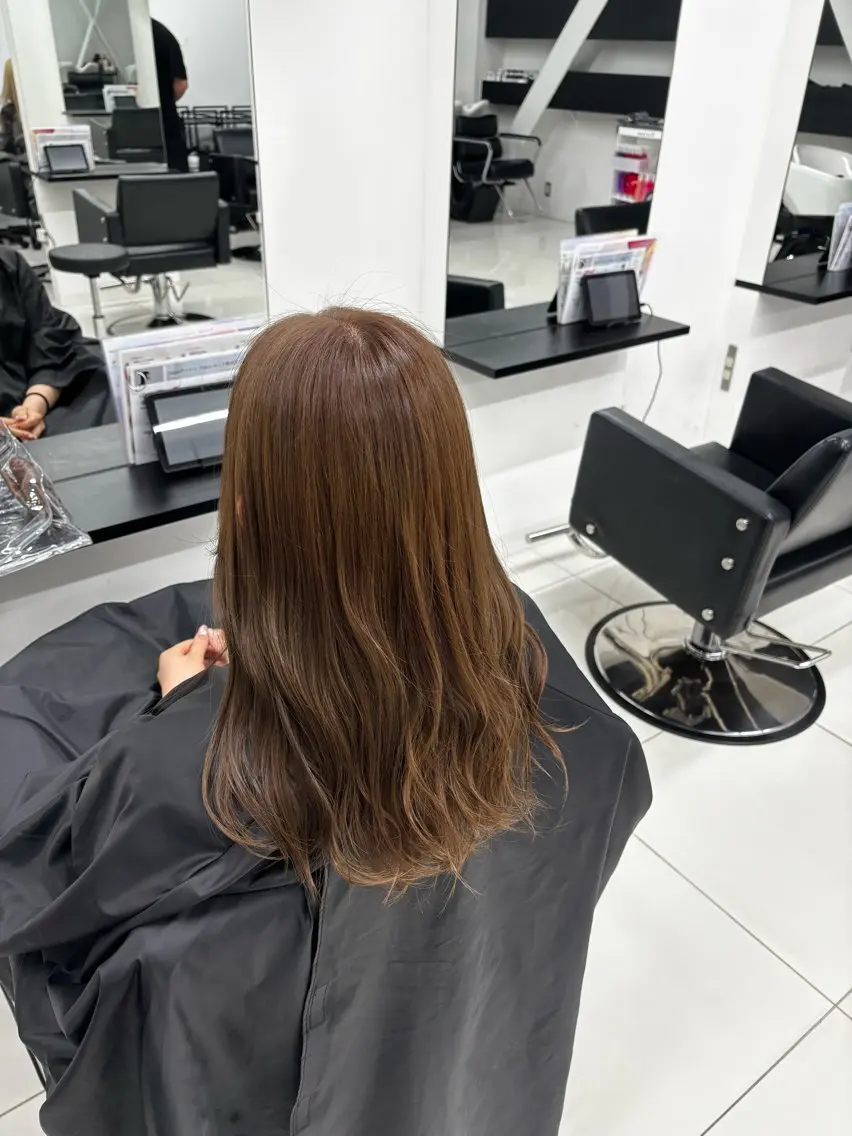 ロング カラー カラーモデル募集♩ ALIVEりんのヘアスタイル