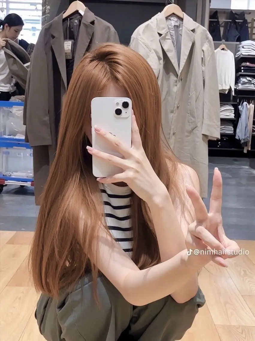 ロング カラー 大人上品ベージュ 🎀HARUNAのヘアスタイル