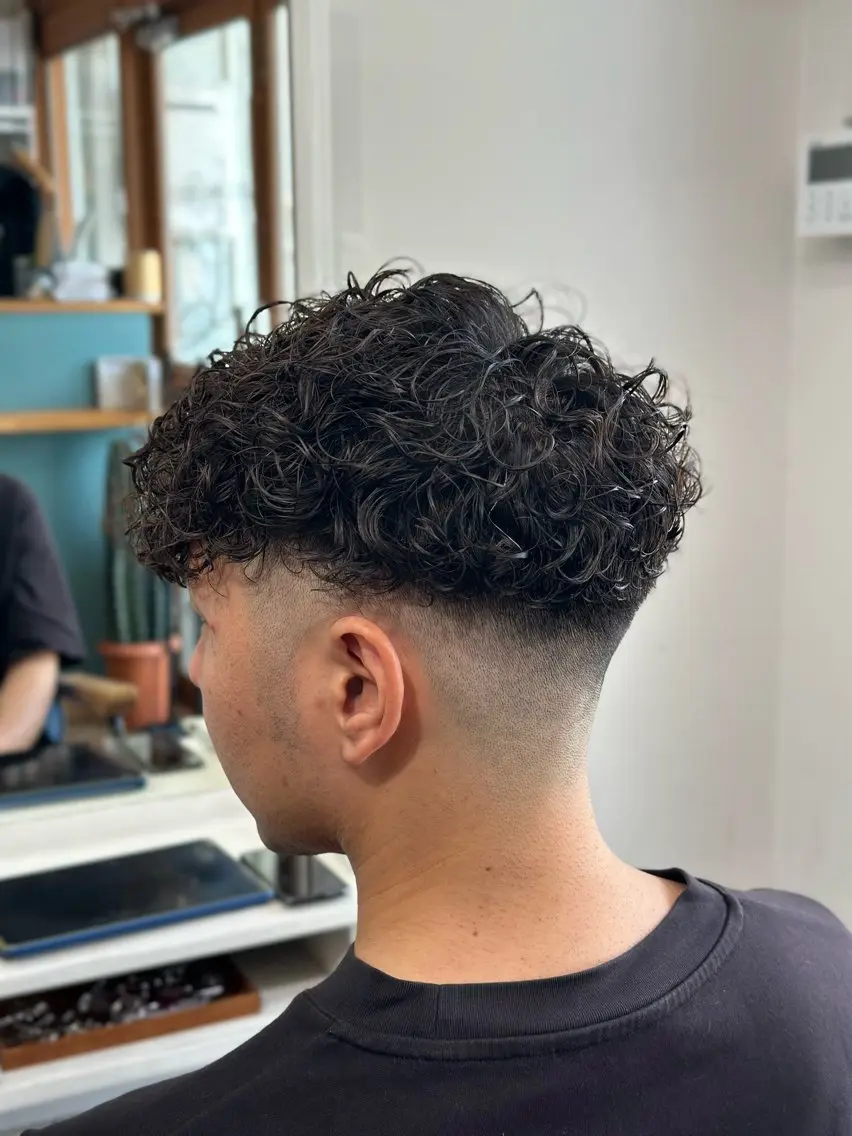 パーマ メンズ スペインカール パーマ Snalyメンズ特化 スエハラのヘアスタイル