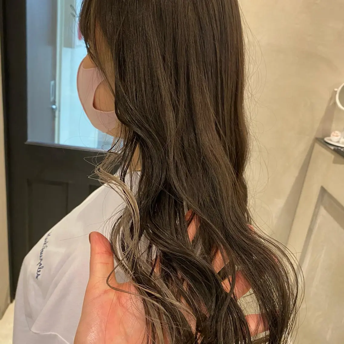 カラー カット ヘアカラー 縮毛矯正 トリートメント 新宿/顔周りカット +レイヤー＝しずく♩のヘアスタイル
