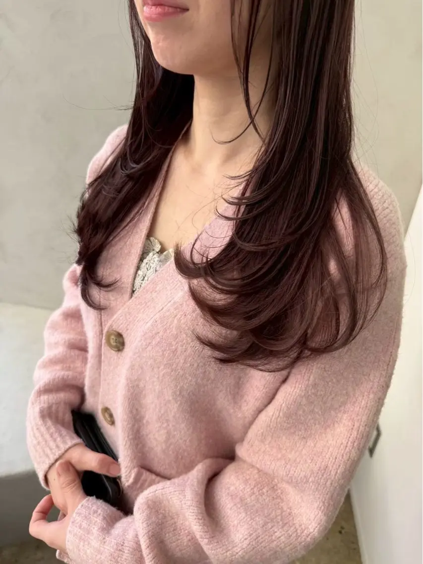 ロング カラーモデル募集☆ 山村梨香のヘアスタイル