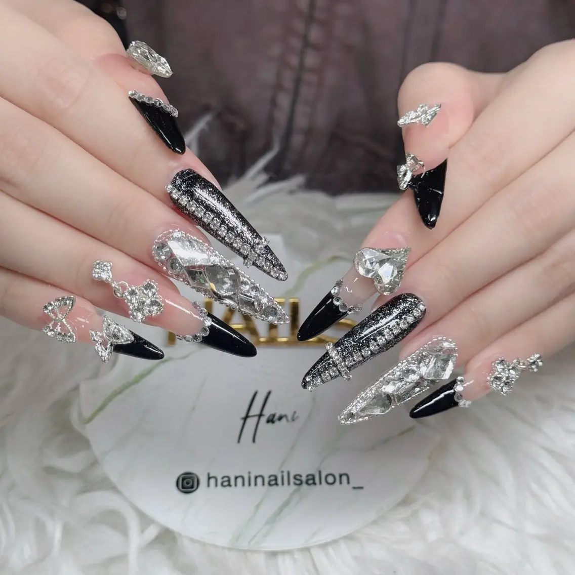 ネイル フットネイル フレンチネイル グラデーション 韓国ネイル ロングネイル ハンドネイル Hani Nail Salonのネイルデザイン