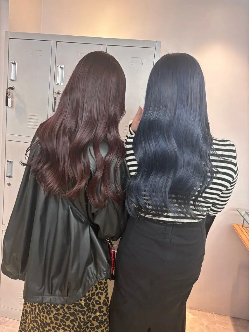 ロング カラー leben serikaのヘアスタイル