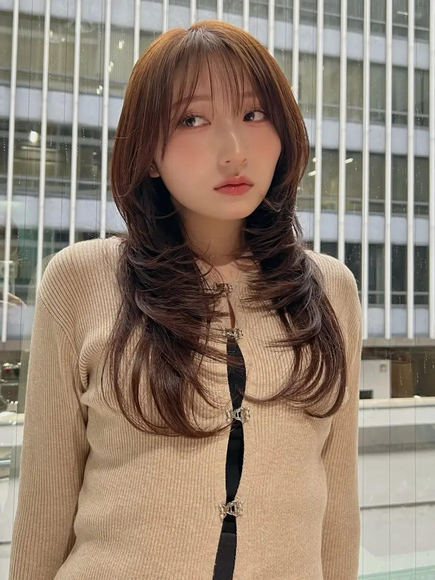 ロング nok kaoriのヘアスタイル