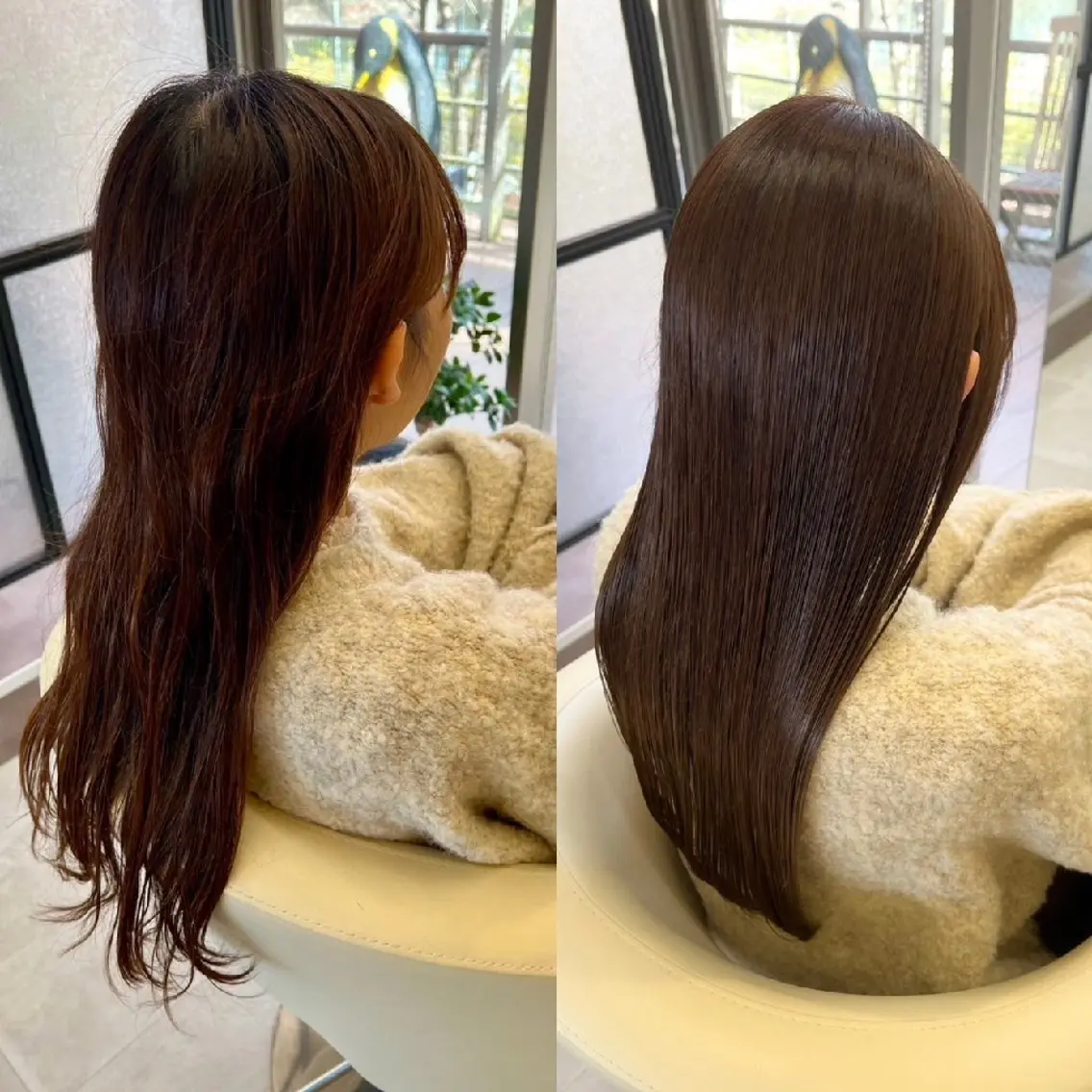 セミロング 髪質改善専門店ar 南森町店のヘアスタイル