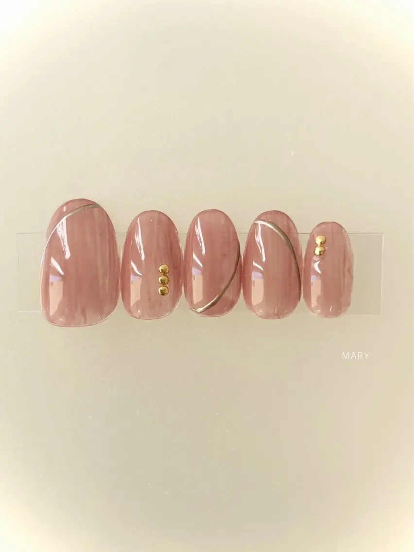 ネイル ニュアンスネイル シンプルネイル ハンドネイル Mary nail .narumiのネイルデザイン