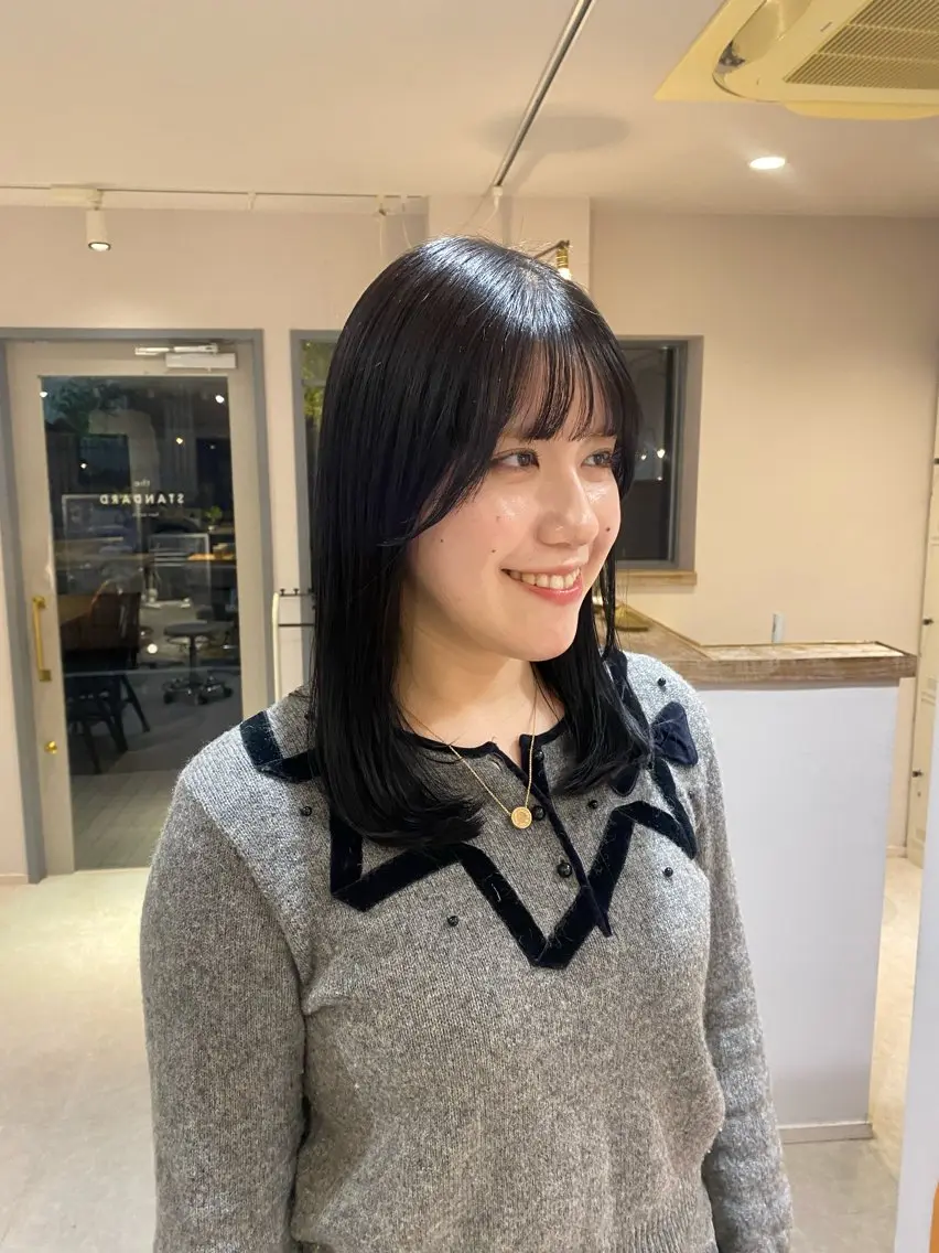 ミディアム カラー 【仙川】 セリナ‎のヘアスタイル