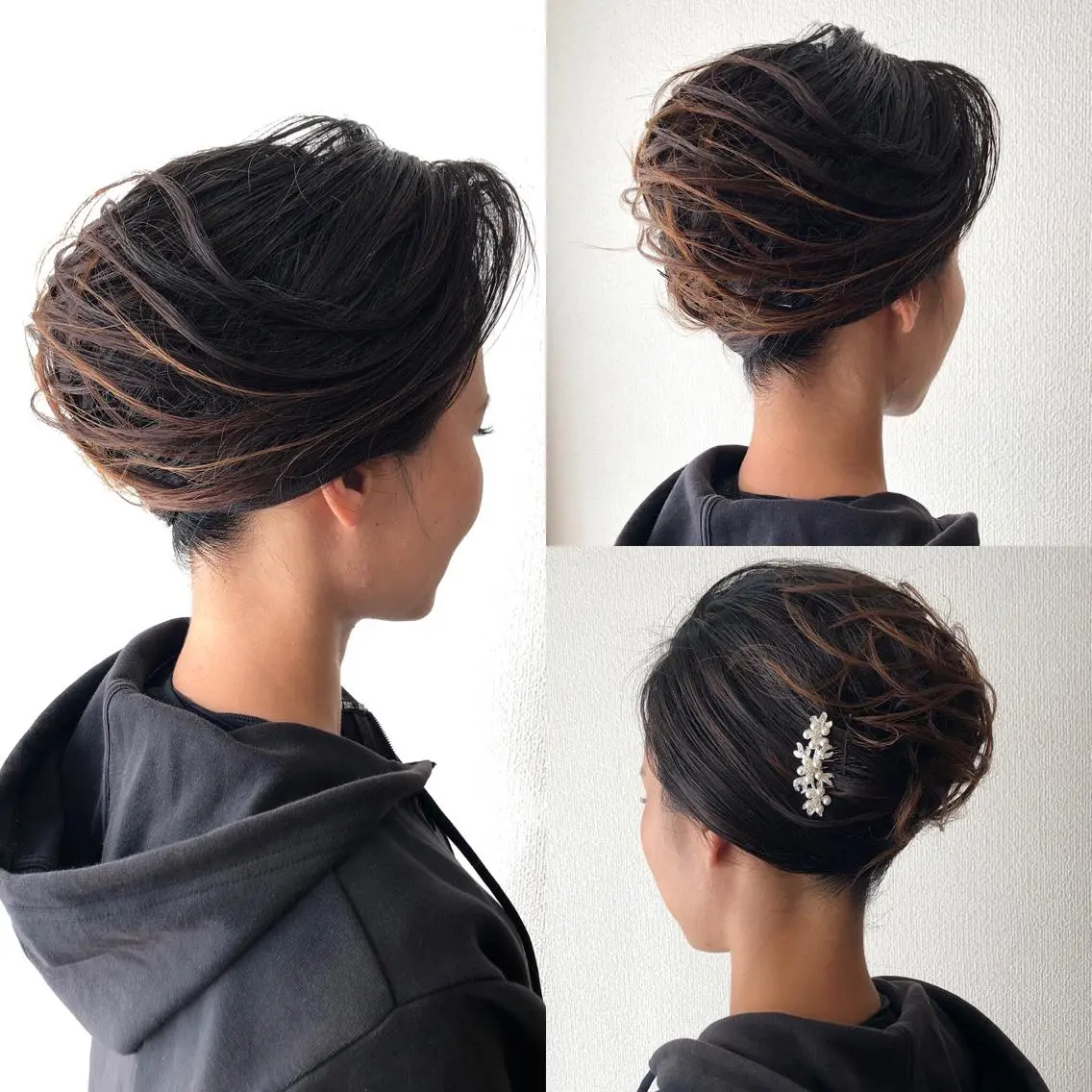 ヘアアレンジ ツノガイ エリのヘアスタイル