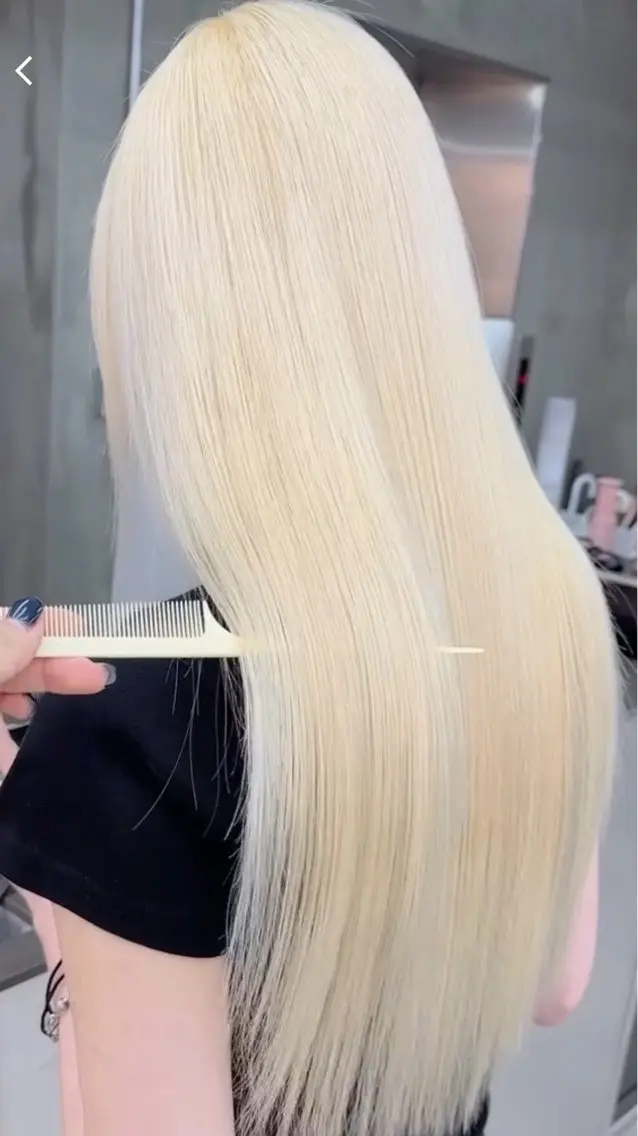 【NOTIP☆】ダブルスキルエクステ® ノーチップ 53cm 60束（120本） ブロンド限定✨リペアOK／お手頃価格の写真