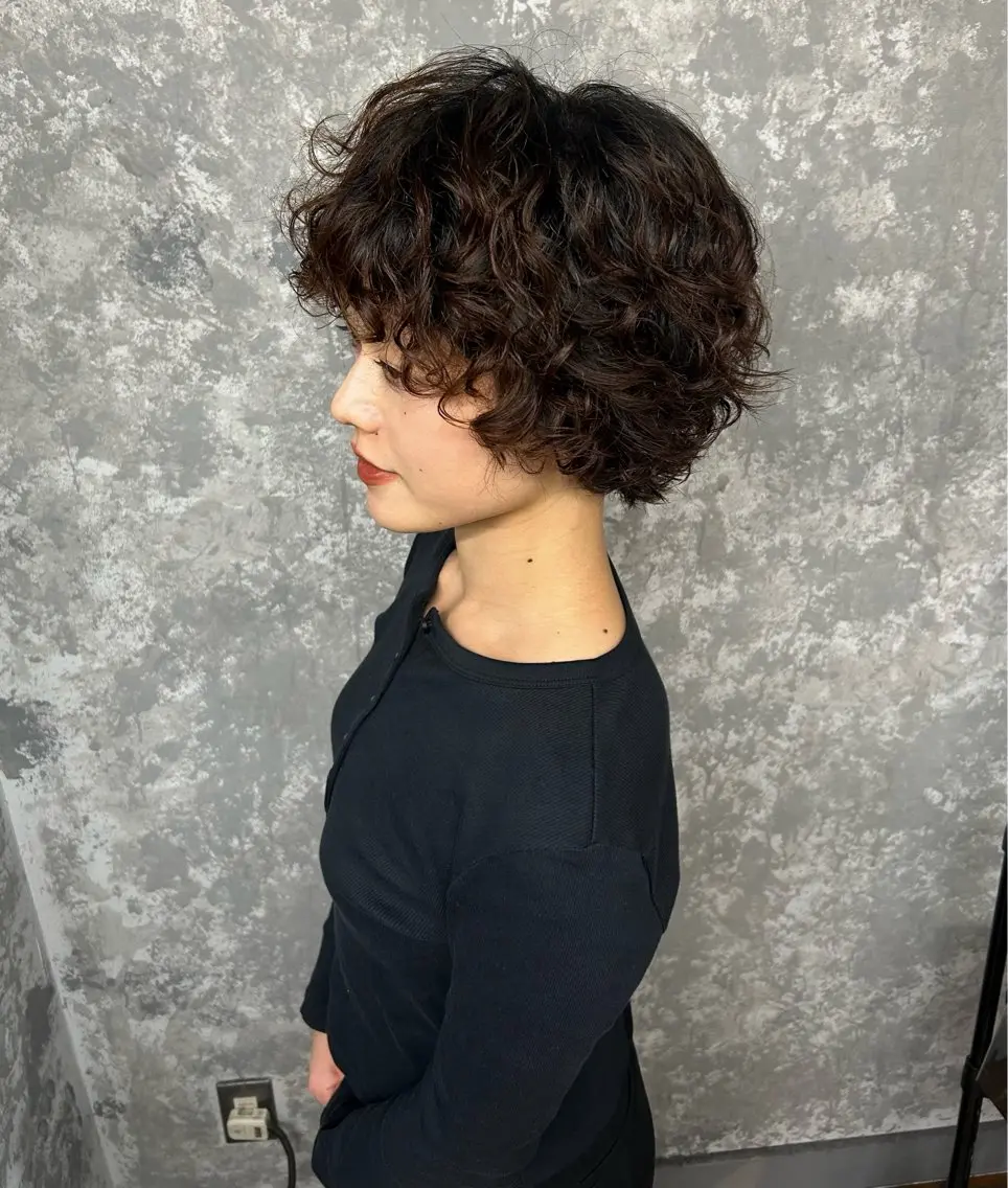 パーマ 🌈メンズパーマ🌈 メンズカットアリサのヘアスタイル