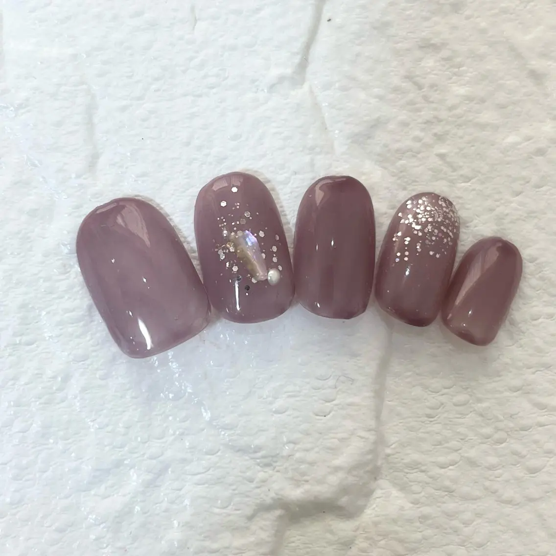 ネイル シンプルネイル Chamuel 三輪のネイルデザイン