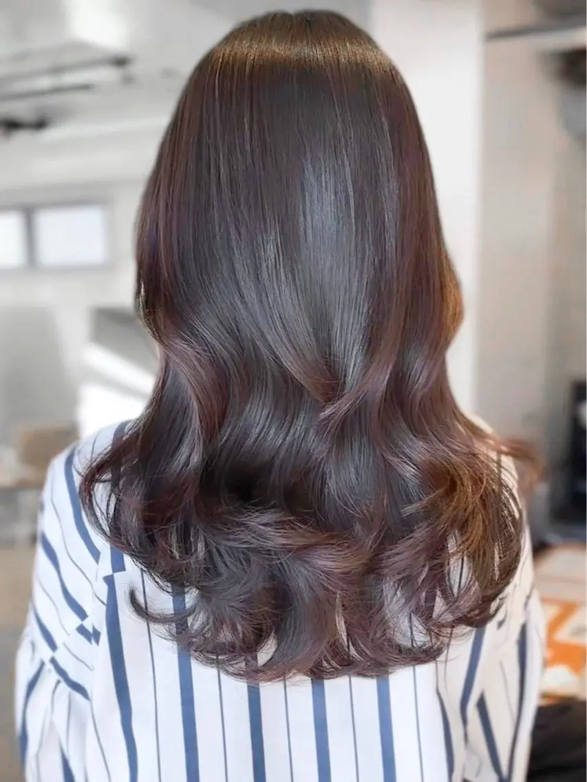 ロング カラー ヘアアレンジ カット 縮毛矯正特化 指名No.1shunのヘアスタイル