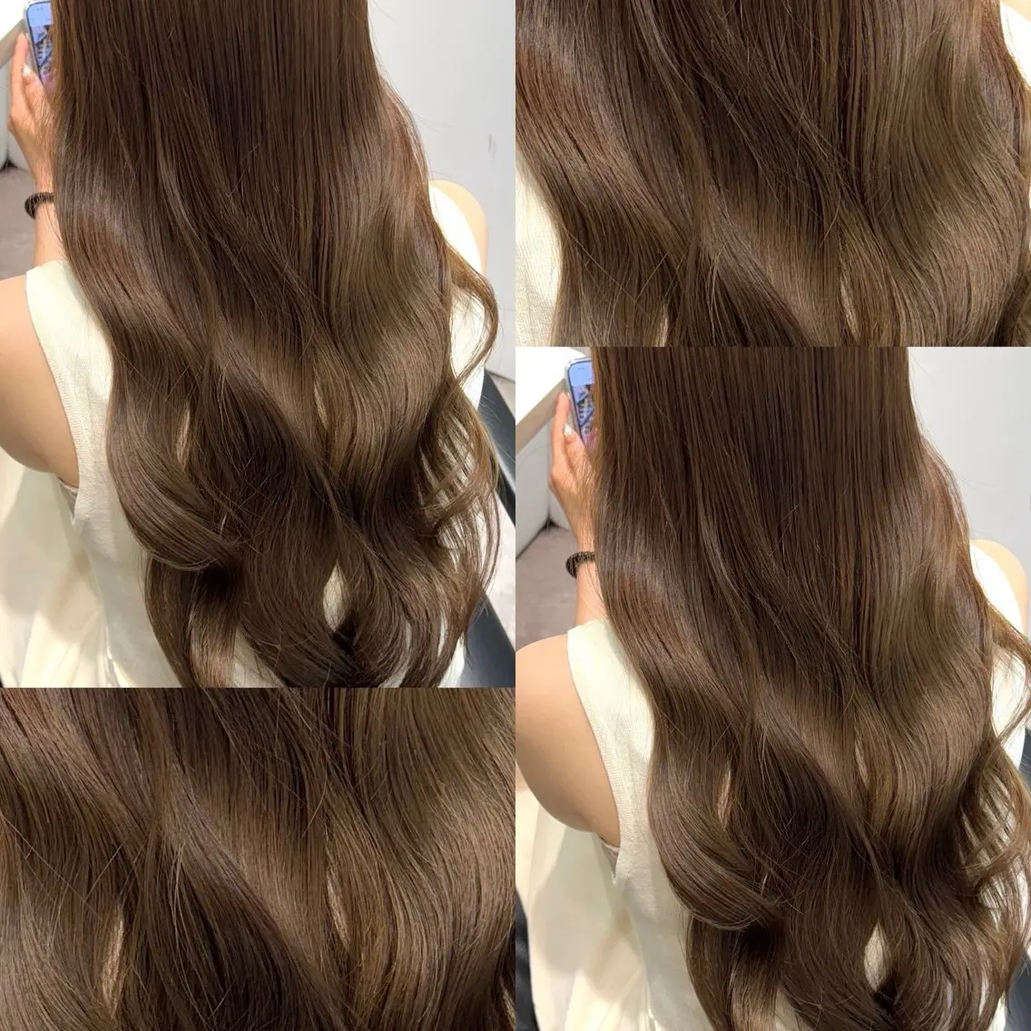 ロング ヘアカラー トリートメント 🌟透明感カラー 🌟松岡勇輝のヘアスタイル